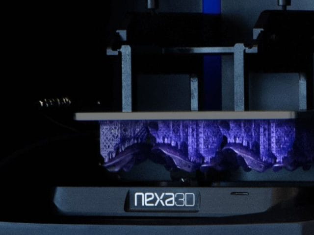 Close up of an NXD 200 3D Printer