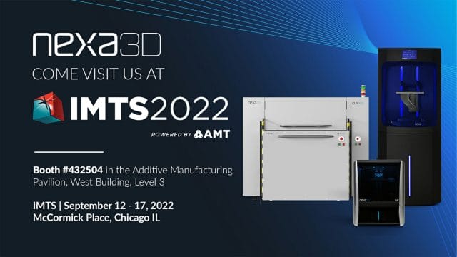Nexa3D Booth IMTS 2022